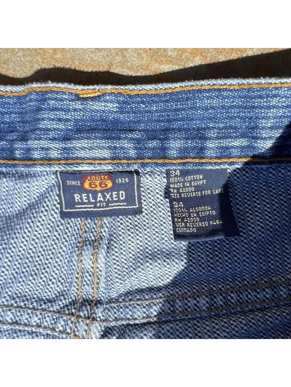 Y2K Denim Stripe Woven Shorts